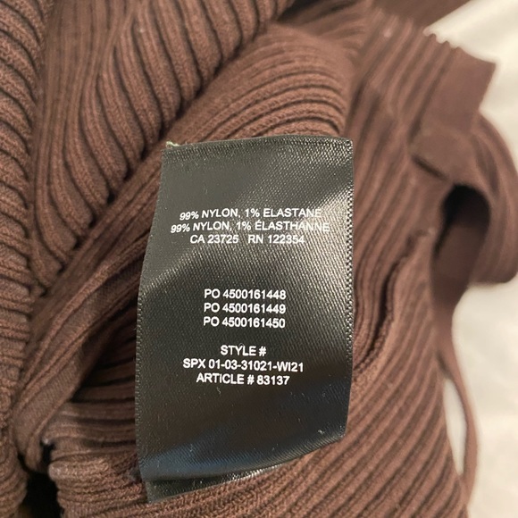 Aritzia Babaton Sculpt Knit Tie-Back Longsleeve - Picture 14 of 14